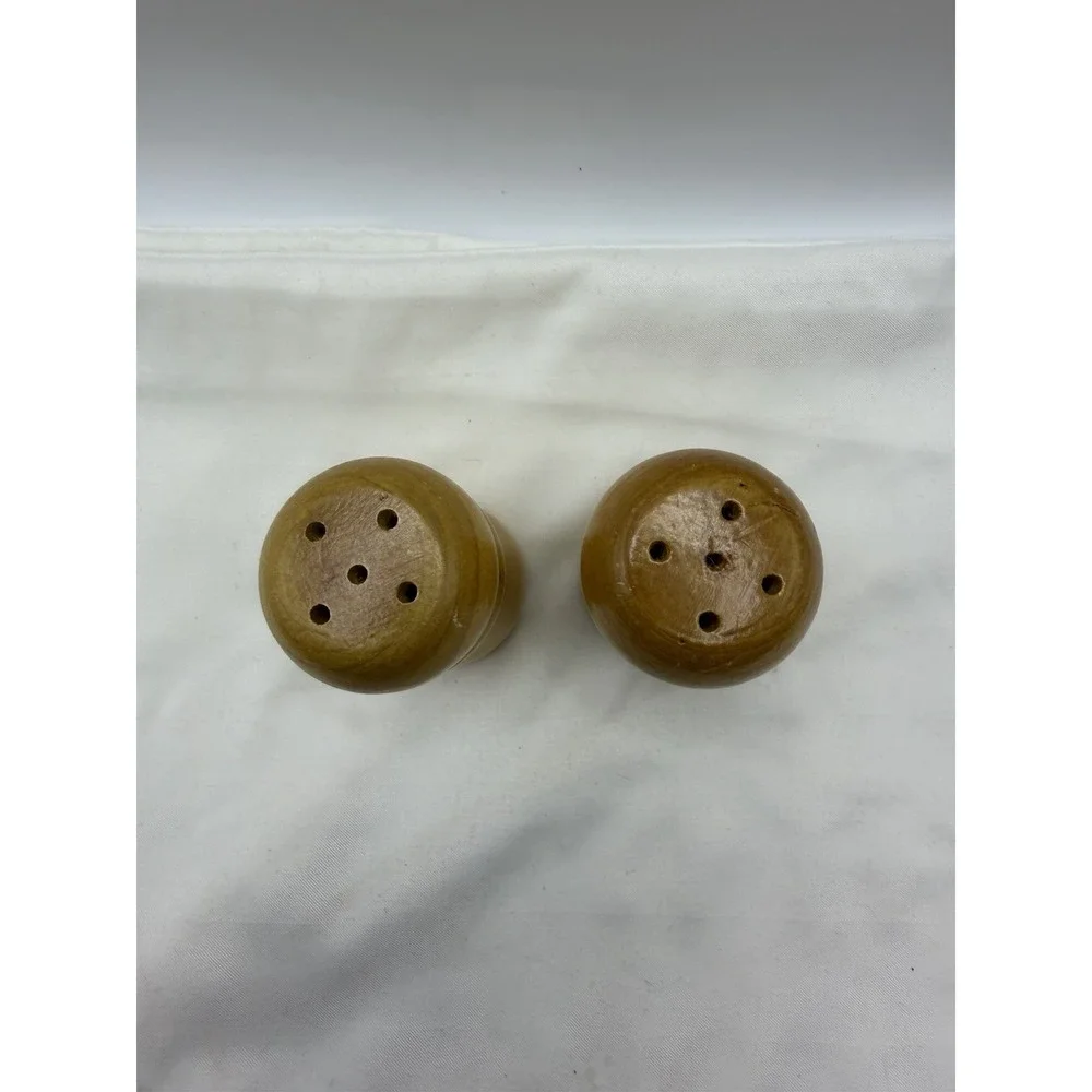 Wood Classic Salt And Pepper Shakers Set